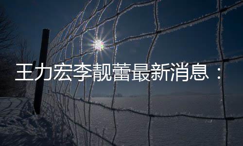 消息项证王力李最新靓蕾靓蕾交7据已提宏李